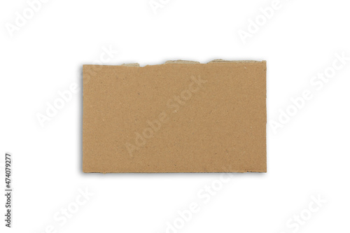 piece of cardboard, creative layout, place for text © Nikolay