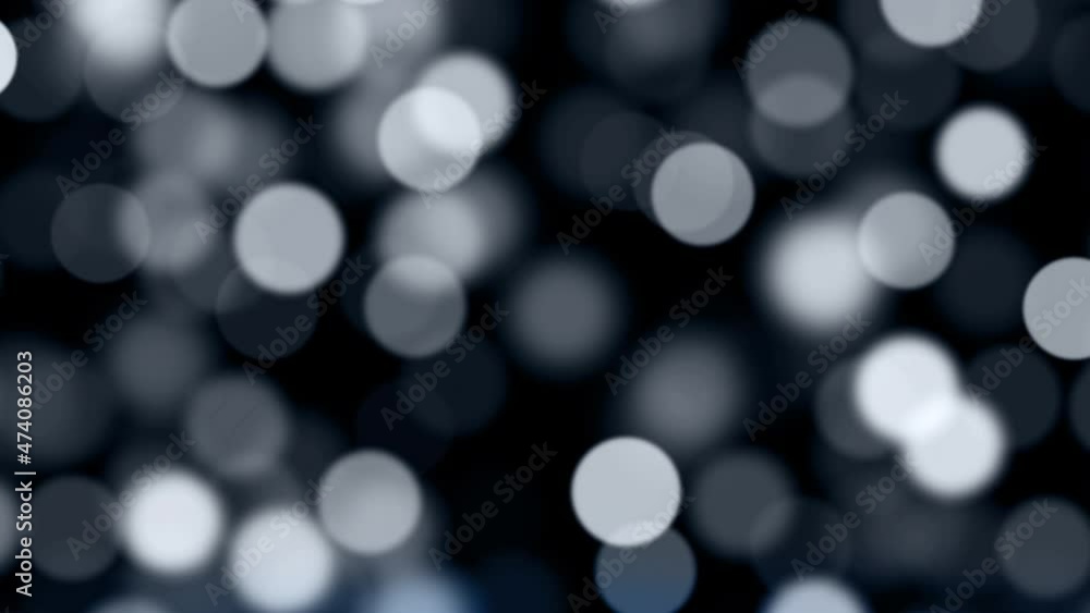 White silver light bokeh background video