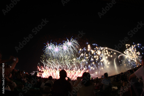 Kashiwazaki Sea Fireworks Festival in Japan photo