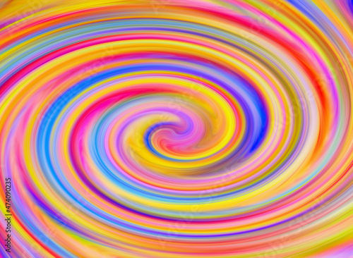 Swirl Spiral Vortex Colorful Abstract Speed Motion Lines