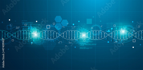 sfondo, dna, farmaceutica, genetica photo