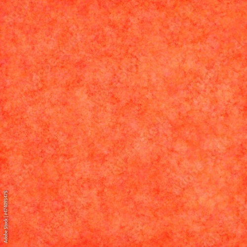 Red orange antique old background with blur, gradient and watercolor texture. Space for artistic creation and graphic design. Grunge texture. Background paper texture for vintage design.