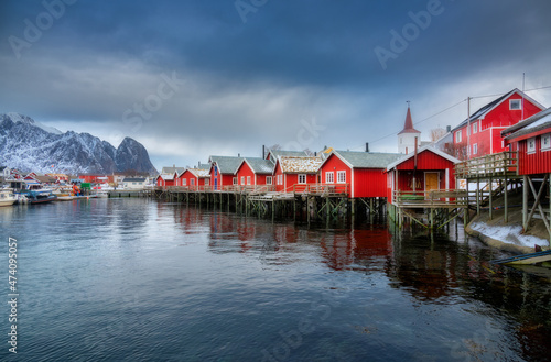 Beautiful red rorbu in over...