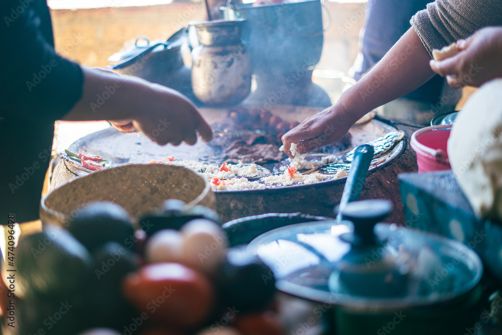 Fototapeta premium Traditional Mexican Cooking
