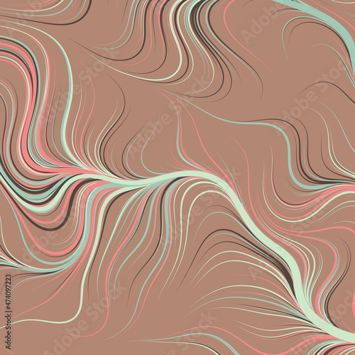 Abstract Perlin Noise Geometric Pattern generative computational art illustration