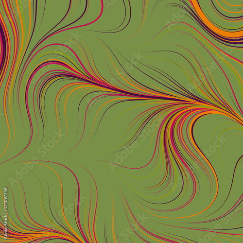 Abstract Perlin Noise Geometric Pattern generative computational art illustration