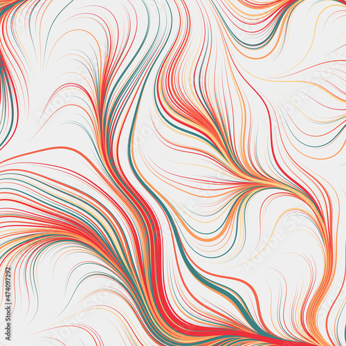 Abstract Perlin Noise Geometric Pattern generative computational art illustration