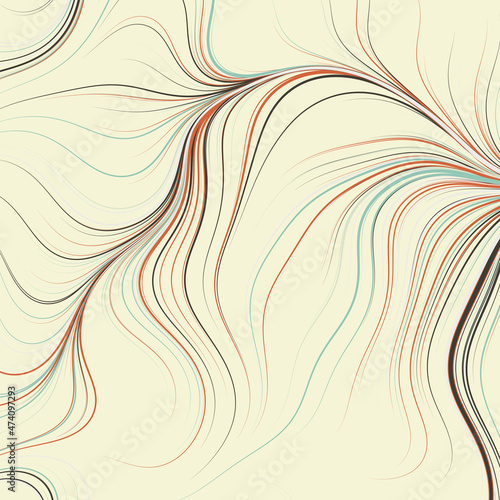 Abstract Perlin Noise Geometric Pattern generative computational art illustration