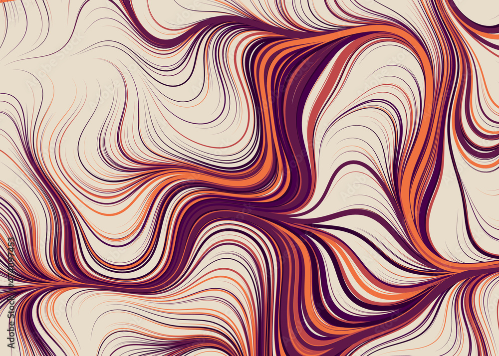 Obraz premium Abstract Perlin Noise Geometric Pattern generative computational art illustration