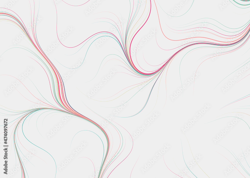 Fototapeta premium Abstract Perlin Noise Geometric Pattern generative computational art illustration