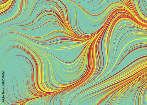 Abstract Perlin Noise Geometric Pattern generative computational art illustration