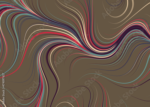 Abstract Perlin Noise Geometric Pattern generative computational art illustration