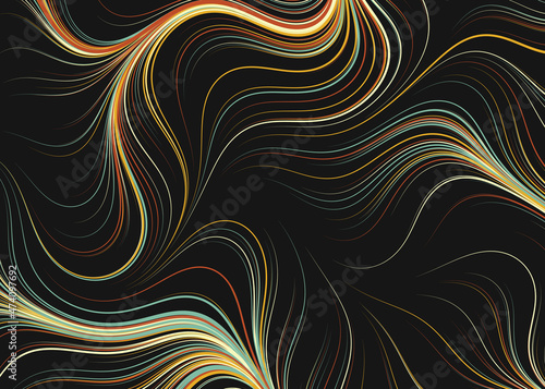 Abstract Perlin Noise Geometric Pattern generative computational art illustration