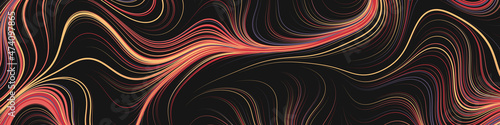 Abstract Perlin Noise Geometric Pattern generative computational art illustration