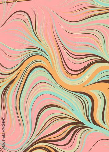 Abstract Perlin Noise Geometric Pattern generative computational art illustration