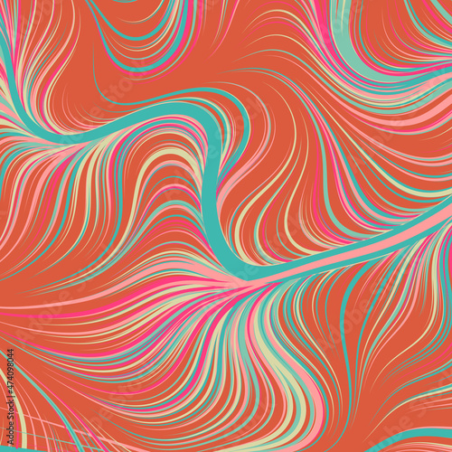 Abstract Perlin Noise Geometric Pattern generative computational art illustration