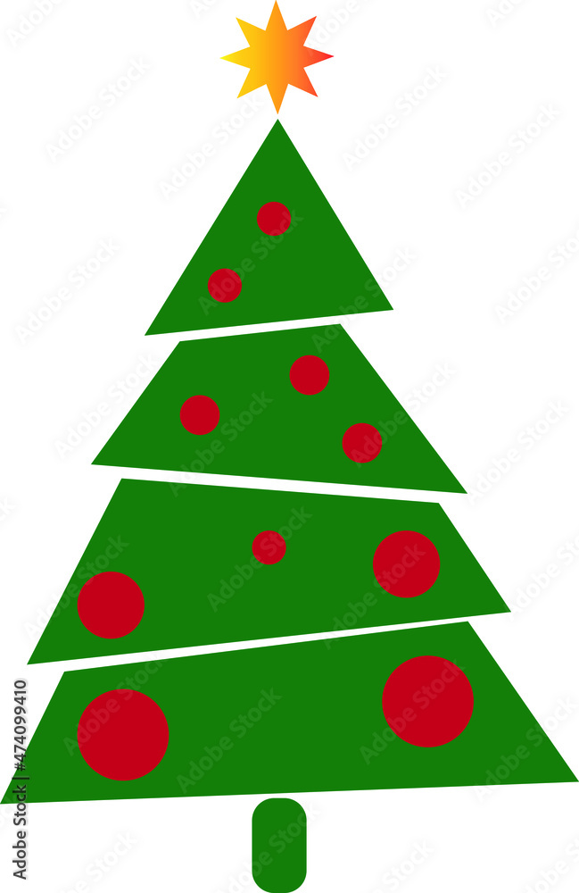 Christmas background. Colorful modern design. Christmas and New Year elements for decoration. Vector illustration isolated on white Christmas background. Colorful modern design. Christmas and New Year elements for decoration. Vector illustration isolated on white