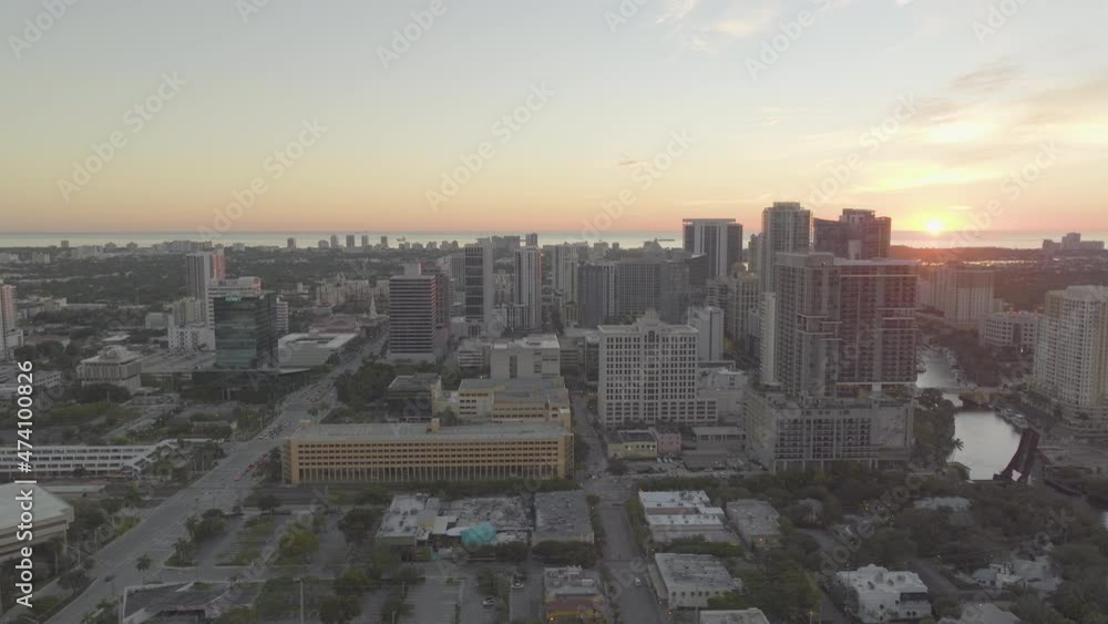 amazing wide capture of downtown south florida cityscape amazing wide capture of downtown south florida cityscape