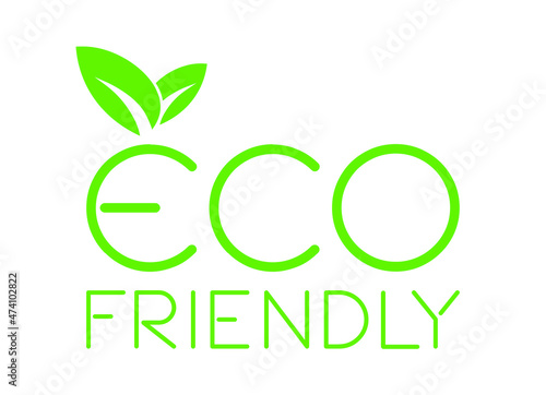 Healthy natural product label logo design. Vector illustration