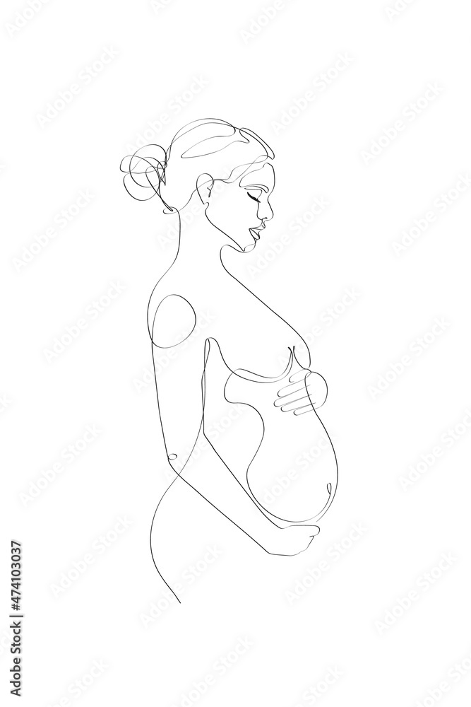 Pregnant mom line art, Pregnancy one line drawing, printable wall art, Nude woman body print, Belly female figure, Minimalist print Pregnant mom line art, Pregnancy one line drawing, printable wall art, Nude woman body print, Belly female figure, Minimalist print