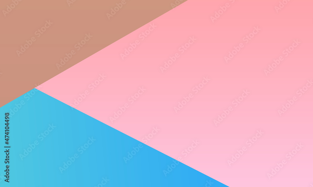 peach background with blue and brown slanted squares
