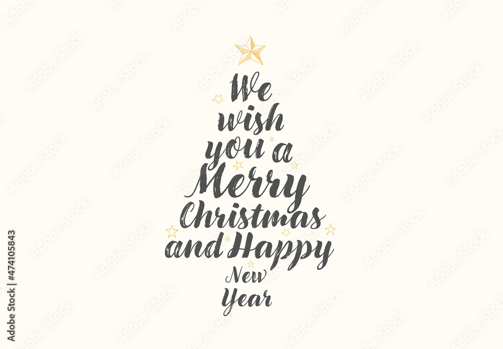 christmas-tree-card-made-from-merry-christmas-wish-text-plantilla-de