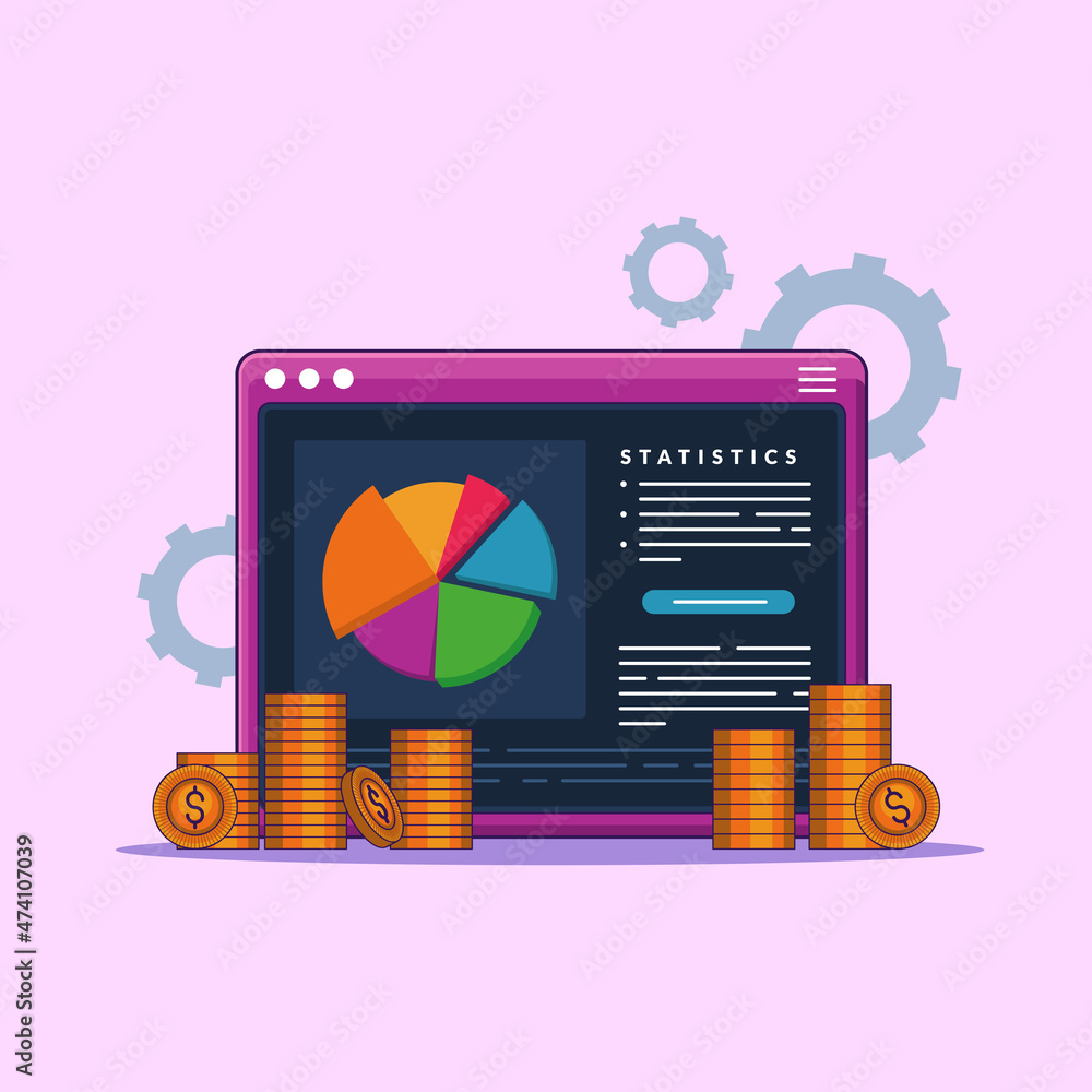 Vetor De Data Chart And Diagram Finance Diagram Illustration Vector Vetor de data chart and diagram finance diagram illustration vector