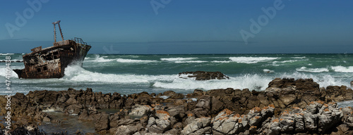 Cape Agulhas, South Africa, and Wreck of Meisho Maru