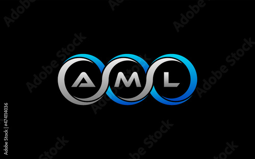 AML Letter Initial Logo Design Template Vector Illustration