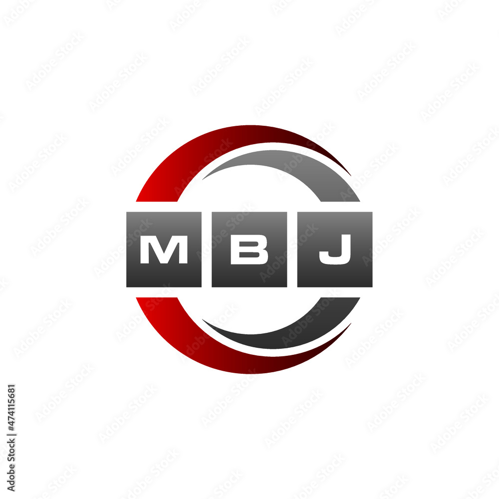 MBJ Letter Initial Logo Design Template Vector Illustration MBJ Letter Initial Logo Design Template Vector Illustration