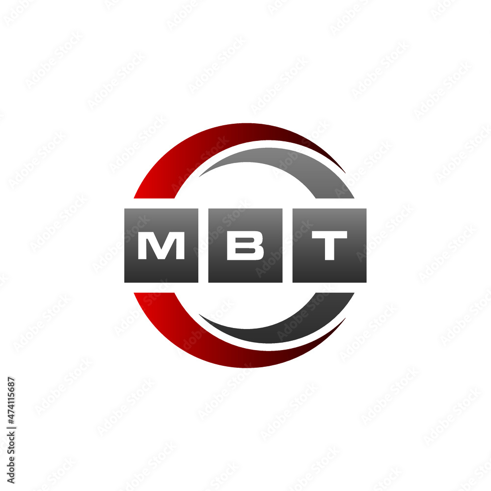 MBT Letter Initial Logo Design Template Vector Illustration MBT Letter Initial Logo Design Template Vector Illustration