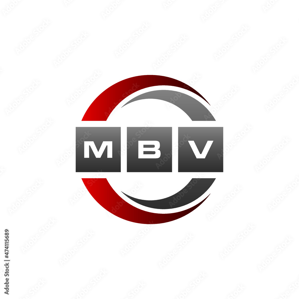 MBV Letter Initial Logo Design Template Vector Illustration MBV Letter Initial Logo Design Template Vector Illustration