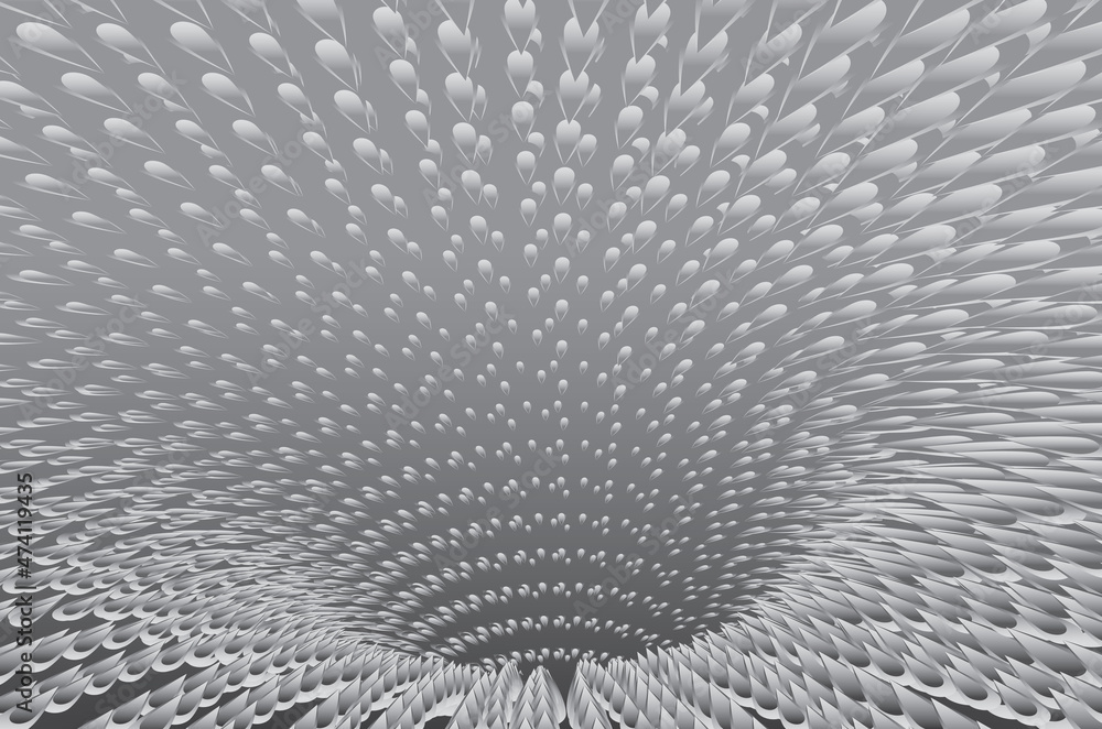 Tunnel or wormhole. Digital wireframe tunnel. 3D tunnel grid Stock ...