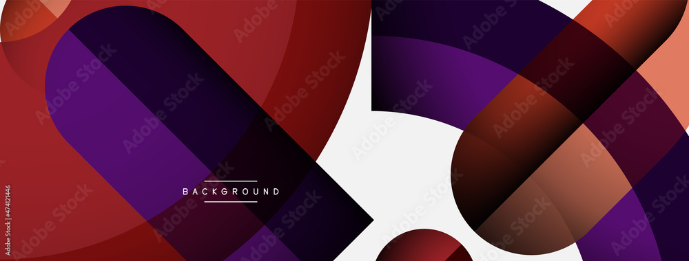 Trendy shapes, color minimal design composition, lines and shadows for wallpaper banner background or landing page Trendy shapes, color minimal design composition, lines and shadows for wallpaper banner background or landing page
