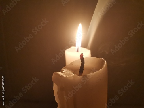 candles in the dark