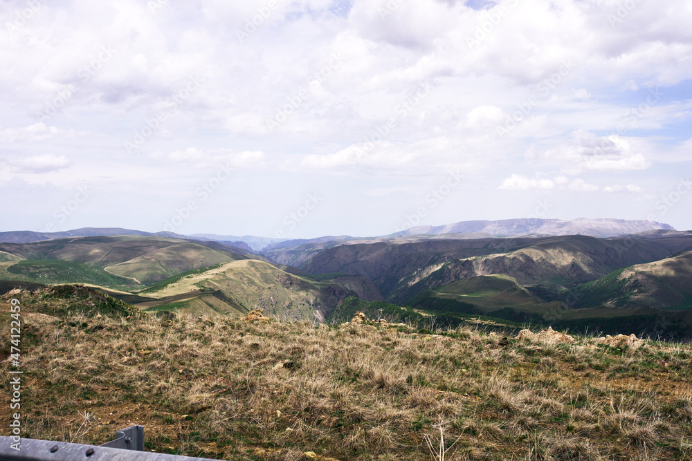 Fototapeta premium mountains nature clouds landscape fresh air travel