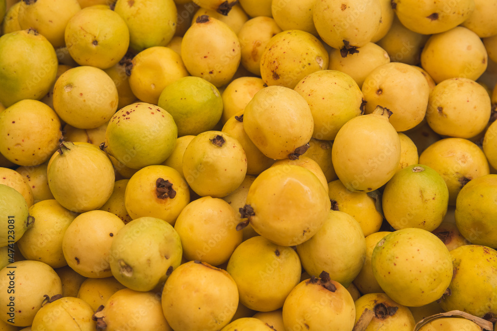 Guava mound, traditional Mexican fruit.