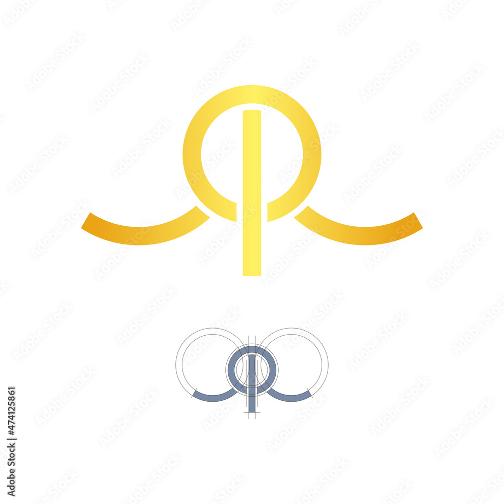 letter r r monogram logo design letter r r monogram logo design