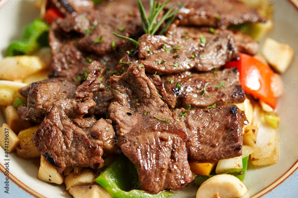 beef steak with vegetables beef steak with vegetables