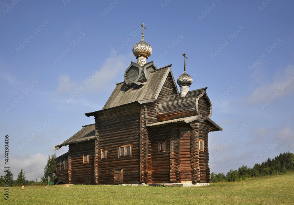 Church of Transfiguration in Khokhlovka. Perm krai. Russia Church of Transfiguration in Khokhlovka. Perm krai. Russia