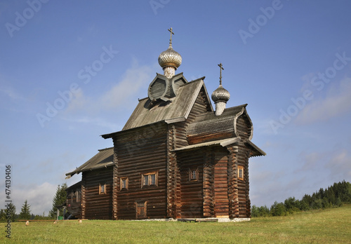Church of Transfiguration in Khokhlovka. Perm krai. Russia