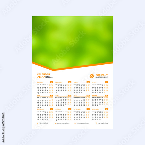 wall calendar 2022