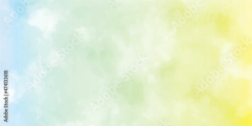 Beautiful gradient abstract watercolor background