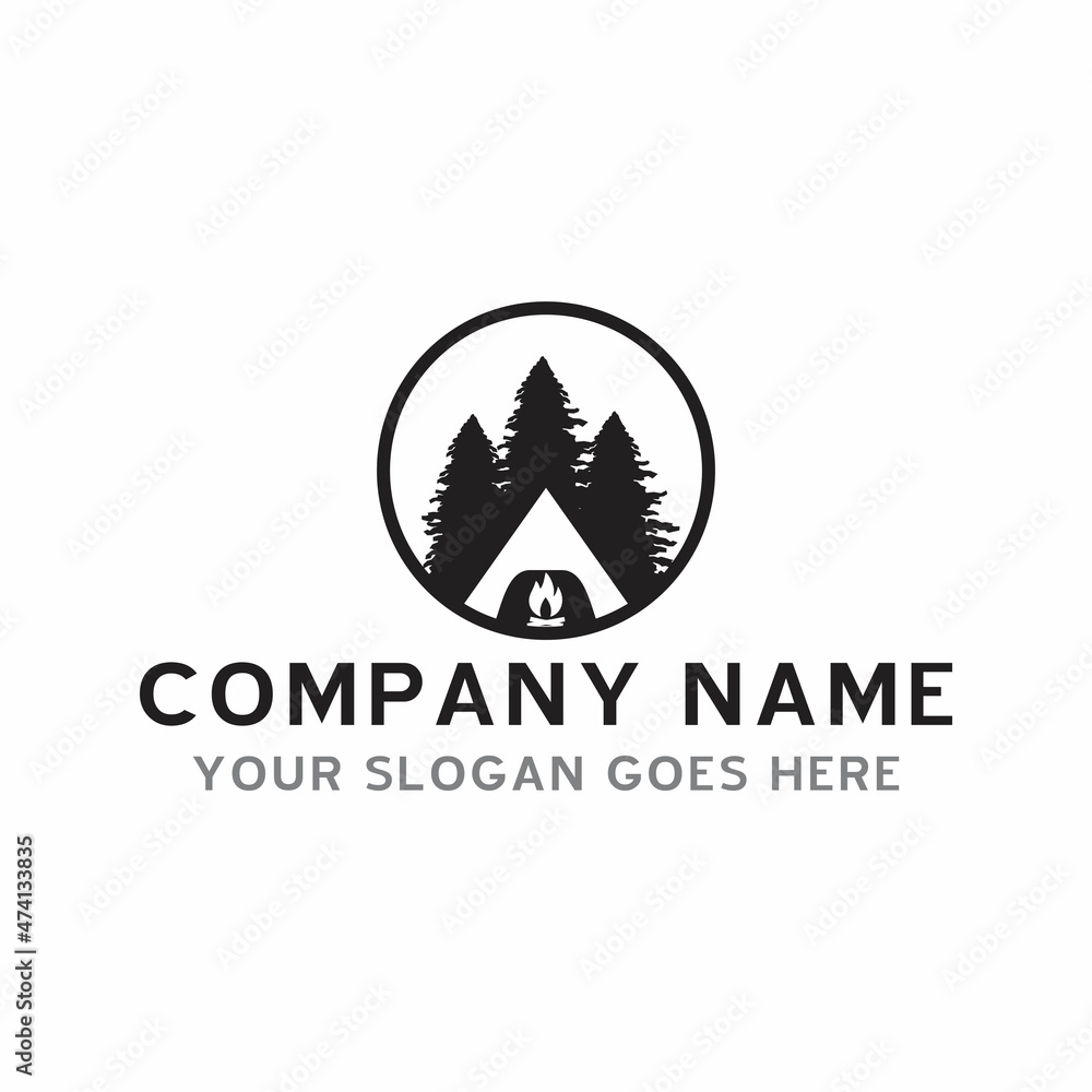 camping logo , adventure logo vector camping logo , adventure logo vector