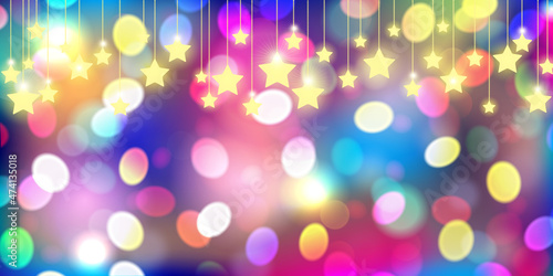 Shining star background