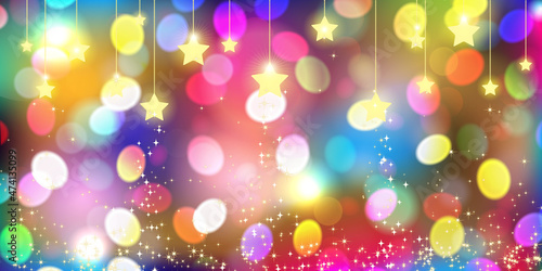 Shining star background