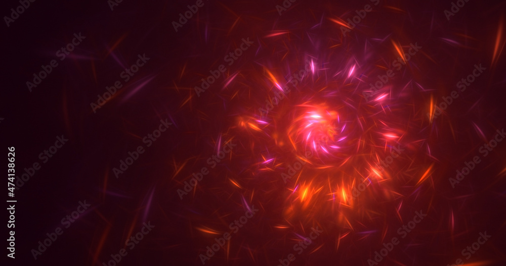 3D rendering abstract round light background 3D rendering abstract round light background