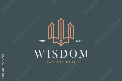 Letter W Abstract Luxury and Premium Concept Logo