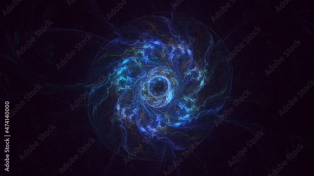 3D rendering abstract round light background 3D rendering abstract round light background