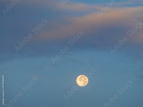 moon and clouds